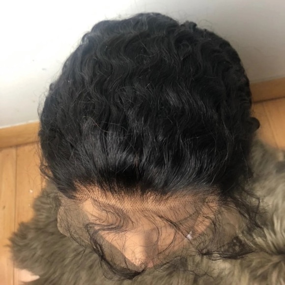 18”  DEEP WAVE CURLY Lace Front Human Hair WIG NWT main image 4